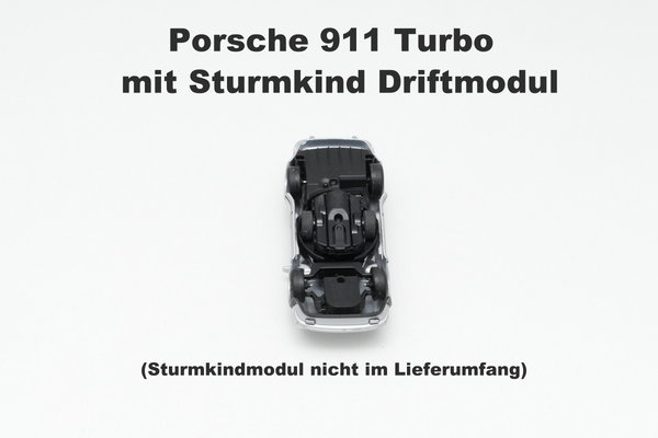 Porsche 911 Turbo Karosse inkl. Adapter / Farbe Weiss