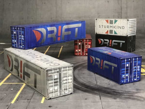 DR!FT Container Set 1:43 Original STURMKIND (altes Design)