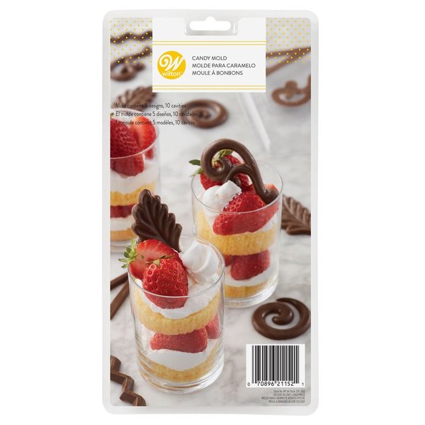 Wilton Candy Mold Dessert Accents Schokoladen Giesform