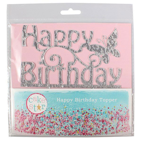 Cake Star Cake Topper Happy Birthday Caketopper