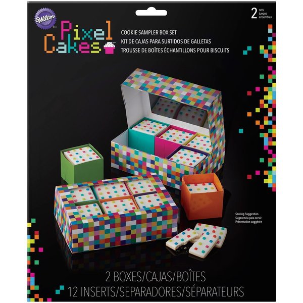 Wilton Treat Box Pixel Pkg/2  Cookie Box