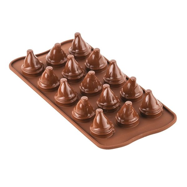 Silikomart Silikonform -  Schokoladenform Herr & Frau Braun Wichtel