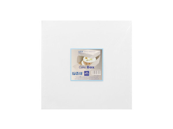 PME Cake Box -  Tortenschachtel weiß 30x30x15cm