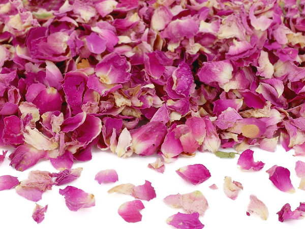Rosenblätter purpur, natur 13g  essbare Blüten